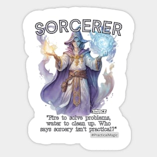 DND Dungeons & Dragons Sorcerer character Sticker